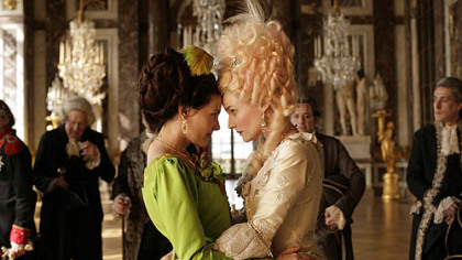 Lea Seydoux, left, and Diane Kruger almost see eye to eye in "Farewell, My Queen."
