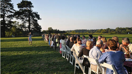 Last year's Italian Garden Dinner on the lawn at Fern Hollow Nature Center in Sewickley Heights. The center will serve up this year's meal at 6 p.m. on Aug. 24