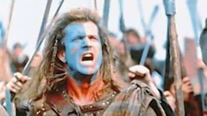 It's like William Wallace said before going to battle in "Braveheart": "I'm going to pick a fight."