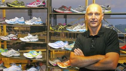 Bill Shepardson is the director of the new True Runner shoe store in Shadyside.