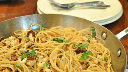 Roasted Cauliflower Capellini.
