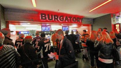 The Burgatory Bar inside Consol Energy Center.
