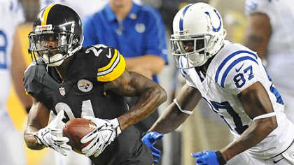 Cornerback Ike Taylor, returning an interception Sunday, is determined not to let anybody down this season.