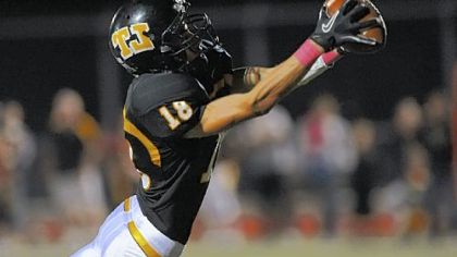 Senior Jake Mascaro is a returning starter at wide receiver for Thomas Jefferson.