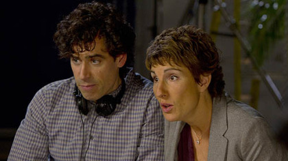 As British television writers, Stephen Mangan, left, and Tamsin Greig offer an outsider's perspective of Hollywood in the Showtime comedy "Episodes."