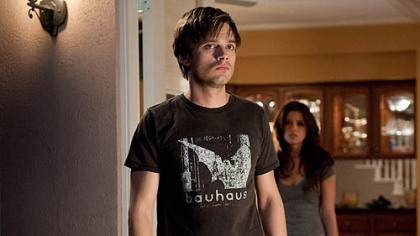Sebastian Stan and Ashley Greene are frightened by supernatural happenings in "The Apparition."