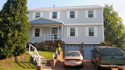 The exterior of the home.
