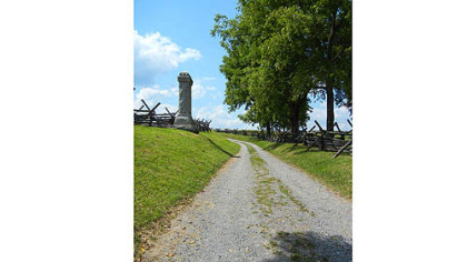 Bloody Lane at Antietam Battlefield.