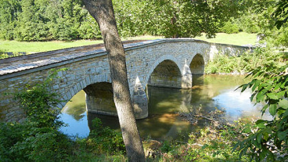 Burnside Bridge at Antietam Battlefield.