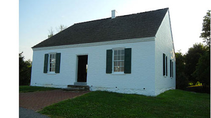 The Dunker Church at 
Antietam Battlefield.