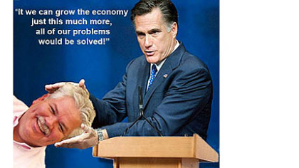 Rick Sebak with Mitt Romney in a Yinztagram photo.