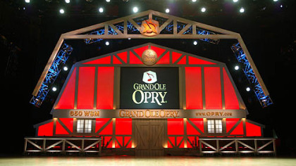 Grand Ole Opry stage in Nashville.