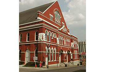 Ryman Auditorium in Nashville.