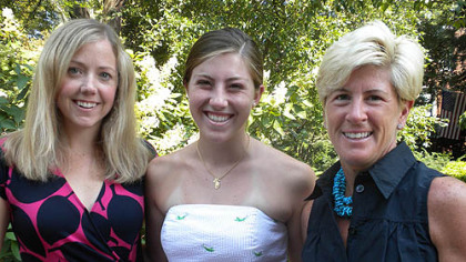 Jan Kubiska, Mary Margaret Leech and Mary Beth Leech.