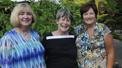 Board Members Jennifer Fox Rabold, Jolie Schroeder and Sandi Tomlinson.