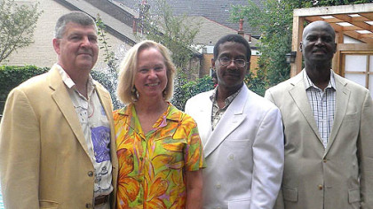 Donald Kortlandt, Anna Singer, Russell Bynum, and Leon D. Pamphile.