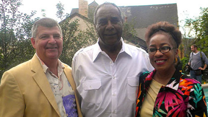 Donald Kortlandt with Charles and Diane Powell.