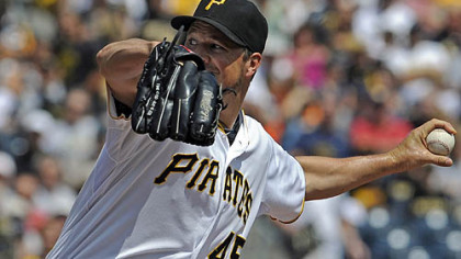 Pitcher Erik Bedard, in action Sunday against Milwaukee, has been released by the Pirates.