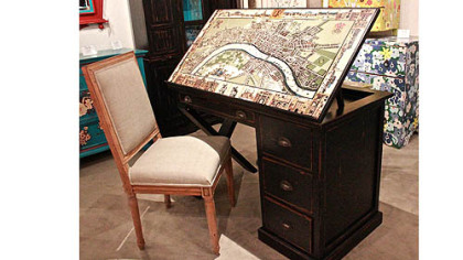 Steven Shell Cartographer's Desk.