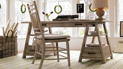 The Saw Horse Work Table from the Down Home Collection from Paula Deen.