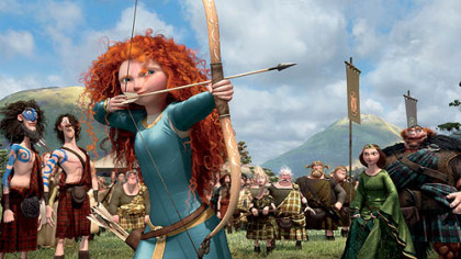 A scene from the movie "Brave".