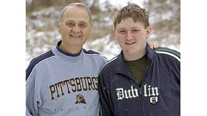 Bill Bothe with "Little Brother" Taylor Bush in 2006.