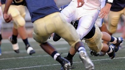 Mars Josh Schultheis runs against ball Franklin Regional's Charan Singh in the first half Friday in Murrysville.