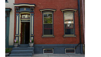 The exterior of the home.