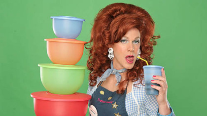 Dixie Longate in "Dixie's Tupperware Party" at the CLO Cabaret.