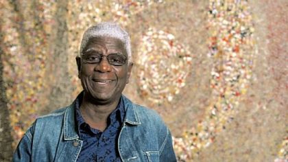 The artist El Anatsui.