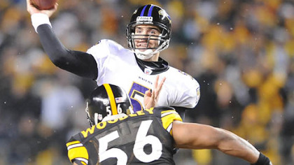 The Steelers know what Joe Flacco is capable of -- they lost to him twice last season.