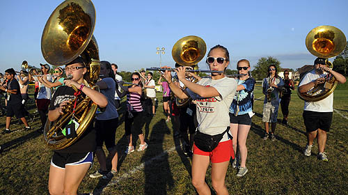 Marching Band Practice