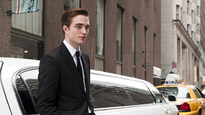 Robert Pattinson never leaves the car in "Cosmopolis."
