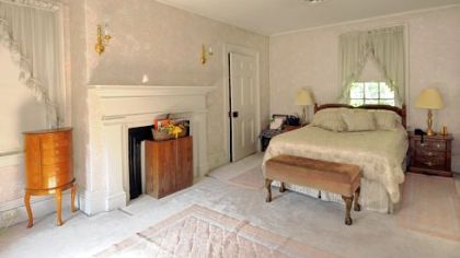 The master bedroom of the historic Thomas Wilson Shaw house in Shaler.
