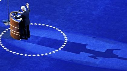 Former President Bill Clinton addressing the Democratic National Convention on Sept. 5 in Charlotte, N.C.