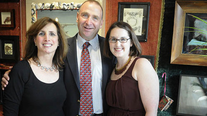 Debbie and Sam Berkowitz with Allison Oehler.