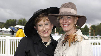 Chair Helen Wylie and Family House executive director Christie Knott.