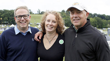 Kevin Miller and Alice and Peter Leone.