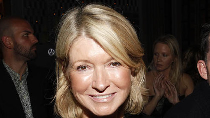 Martha Stewart is seen at the Zac Posen Spring 2013 Runway Show.