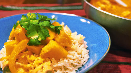 Red Thai Chicken with Squash Curry