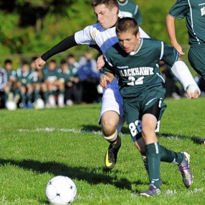 Senior midfielder Levi Cuddy is areturning starter for the Blackhawk Cougars.