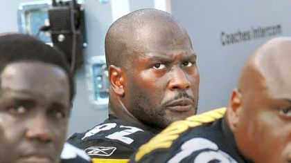 James Harrison's return from arthroscopic surgery on his left knee will have to wait at least one more week.
