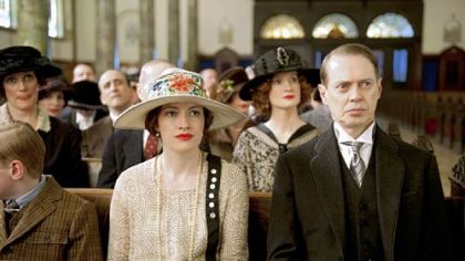 Kelly Macdonald and Steve Buscemi, unhappily married in "Boardwalk Empire."