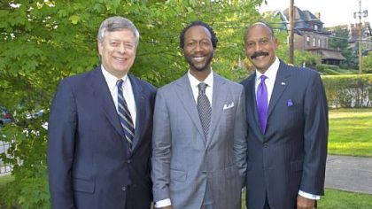 Mark A. Nordenberg, William Carter Jr. and Larry Davis.