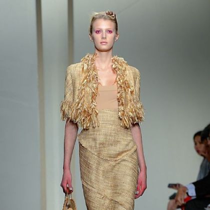 A creation by designer Donna Karan.