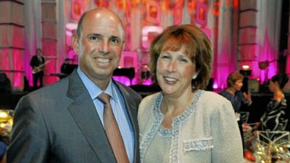Chairs John and Becky Surma.