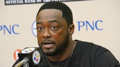 Steelers head coach Mike Tomlin speaks to the media during his weekly press conference at Steelers headquarters on the South Side.