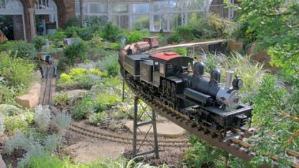 Phipps Garden Railroad exhibit.
