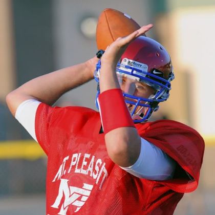 Mount Pleasant quarterback Ryan Gumbita.