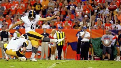 The Steelers' Shaun Suisham is one of 19 kickers who haven't missed on multiple attempts this season.